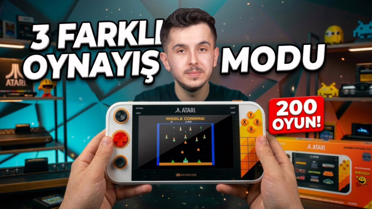 Geçmişe götüren el konsolu! MyArcade Atari Gamestation Go inceleme
