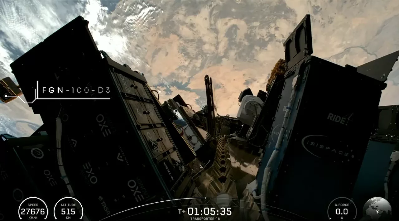 Milli ve Yerli Fergani Beşinci Uydusu ile Uzayda