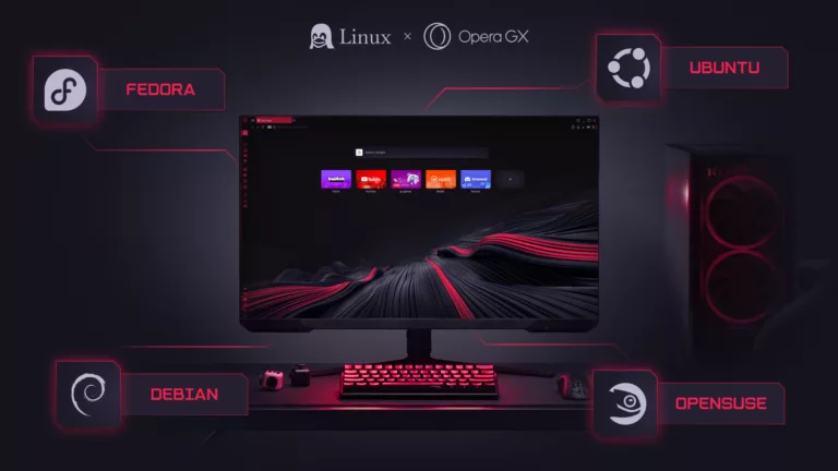 Oyuncu Tarayıcısı Opera GX Linux’a Geldi