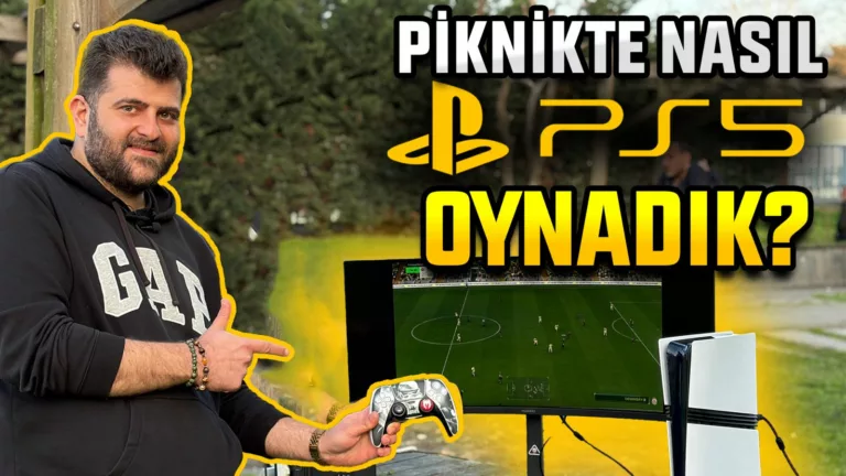 Piknikte Elektrik Olmadan PlayStation 5 Oynadık!