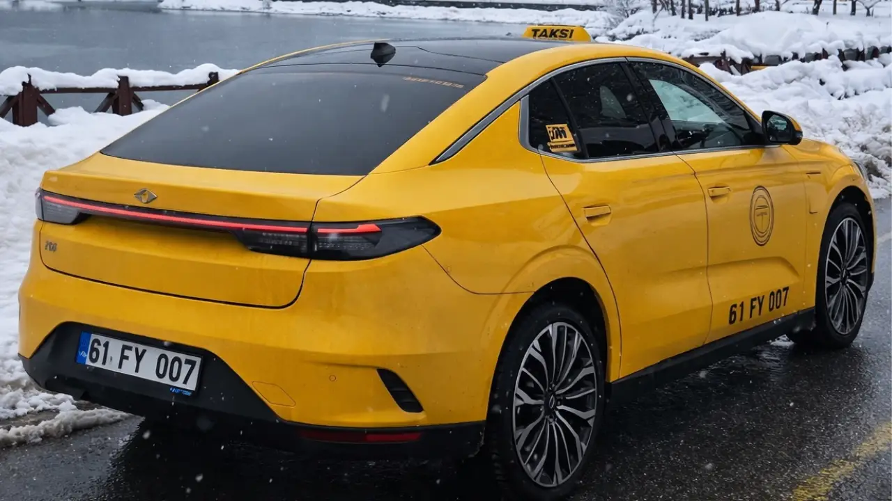 Togg T10F Taksi Oldu