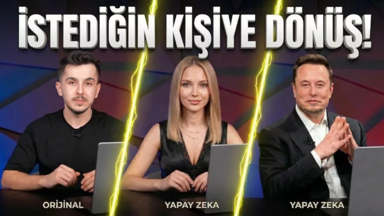 Yapay Zeka ile Karakter ve Ses Değiştirme Nasıl Yapılır?