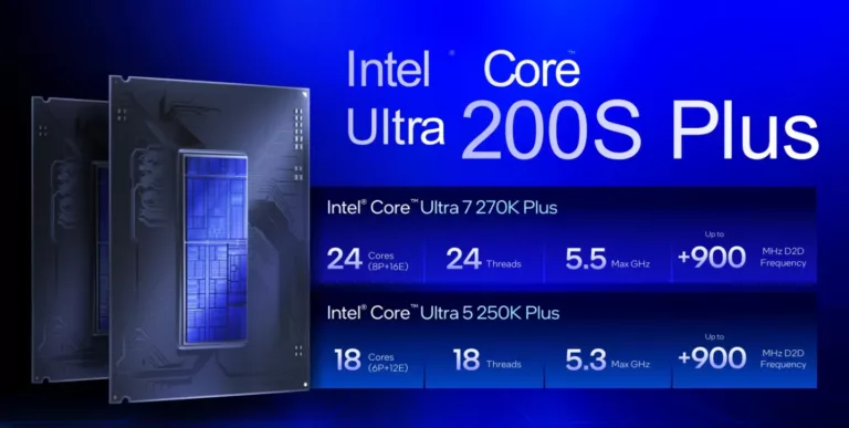 Intel Core Ultra 7 270K Plus ve 250K Plus Oyunu Değiştirecek