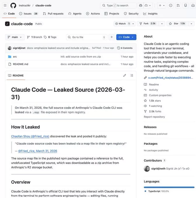 Anthropic, Claude Code, kaynak kodu sızıntısı, yapay zeka, siber güvenlik, npm, KAIROS, Capybara