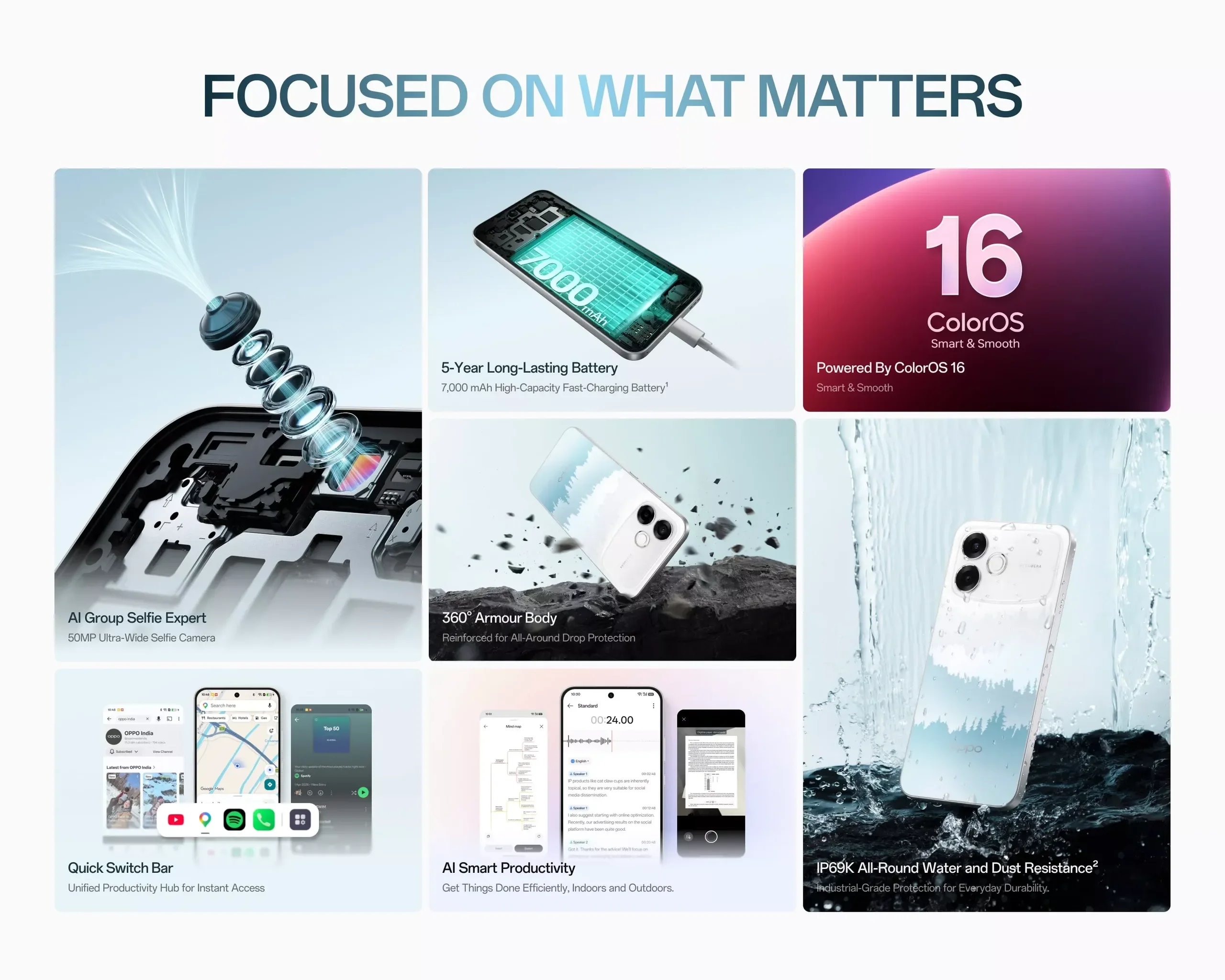 7.000 mAh Bataryalı Oppo F33 ve F33 Pro Piyasaya Sürüldü! 4 Oppo F33, Oppo F33 Pro, 7000 mAh batarya, 120 Hz AMOLED, Dimensity 6360 Max