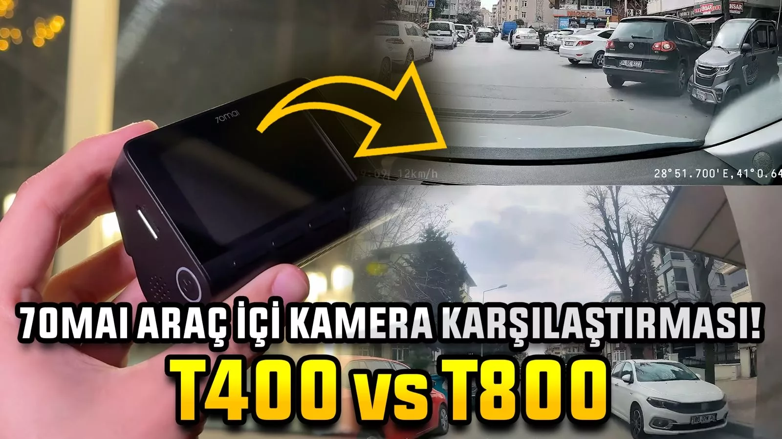 Hangi Araç Kamerası? 70mai T400 vs 70mai 4KT800 Karşı Karşıya