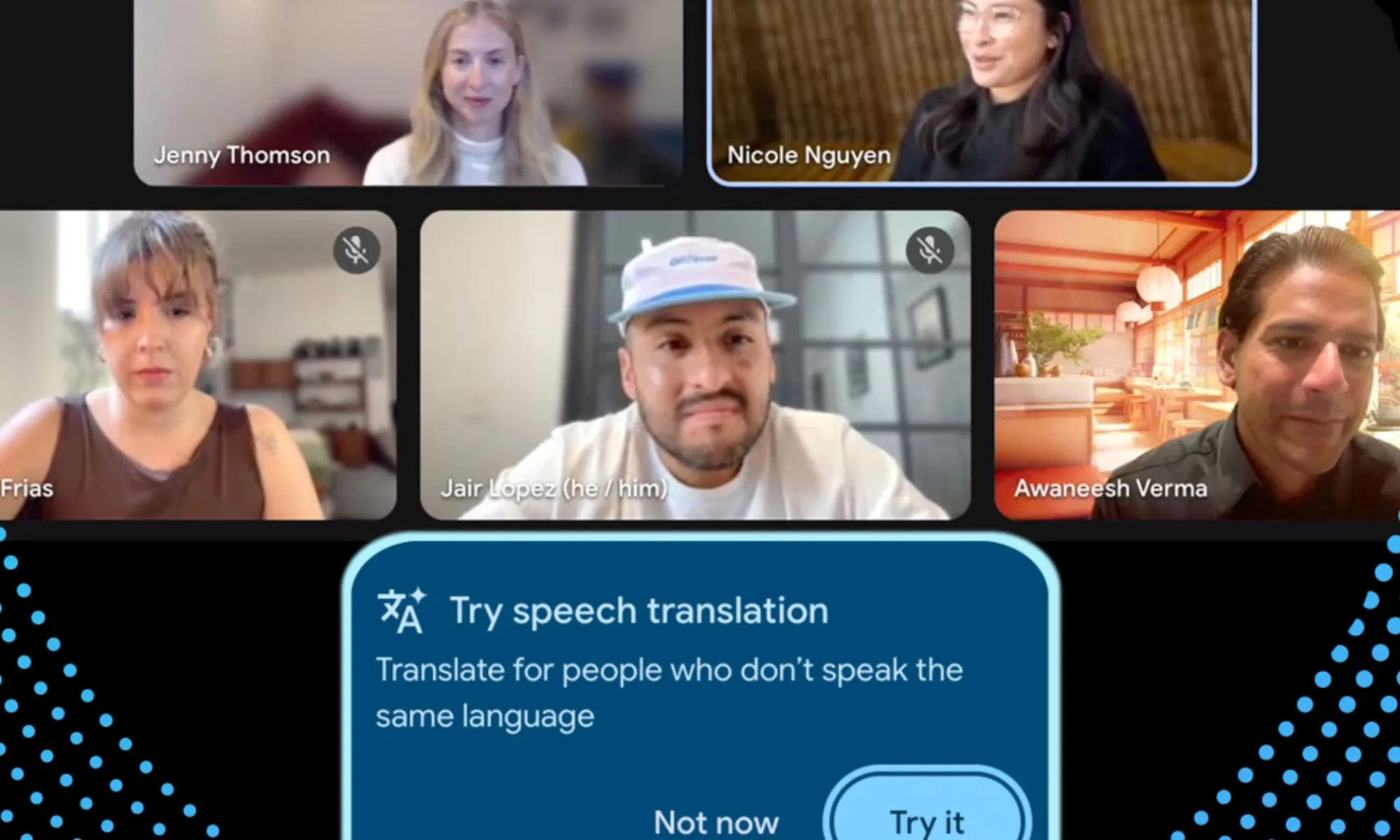 Google Meet Uygulamasına Gerçek Zamanlı Sesli Çeviri Geldi 2 Google meet