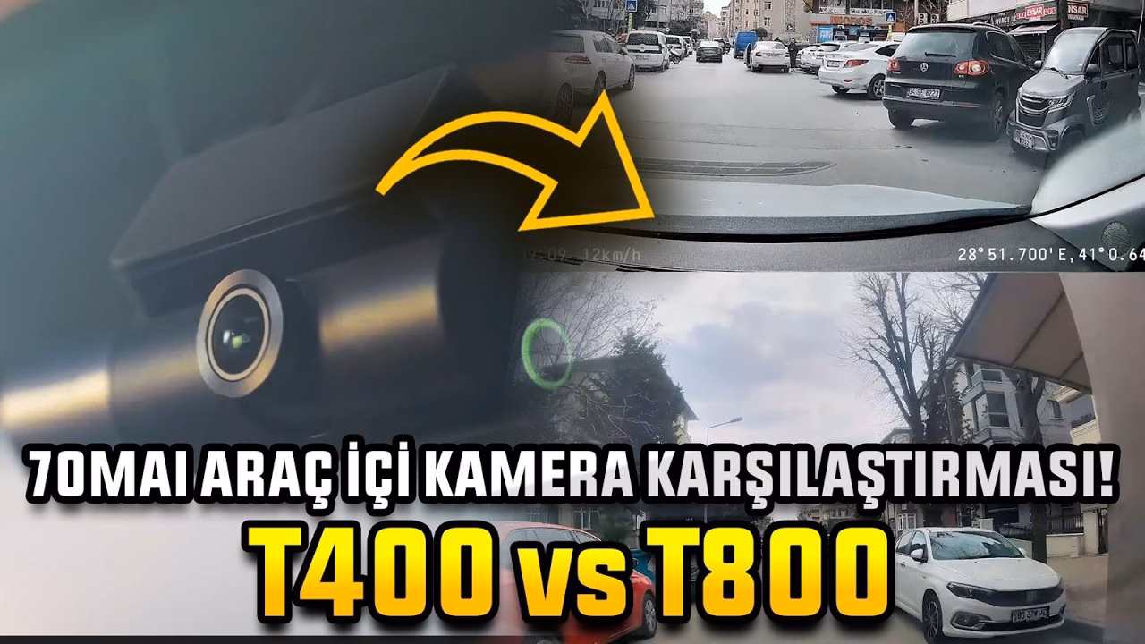 Hangi Araç Kamerası? 70mai T400 vs 70mai 4KT800 Karşı Karşıya