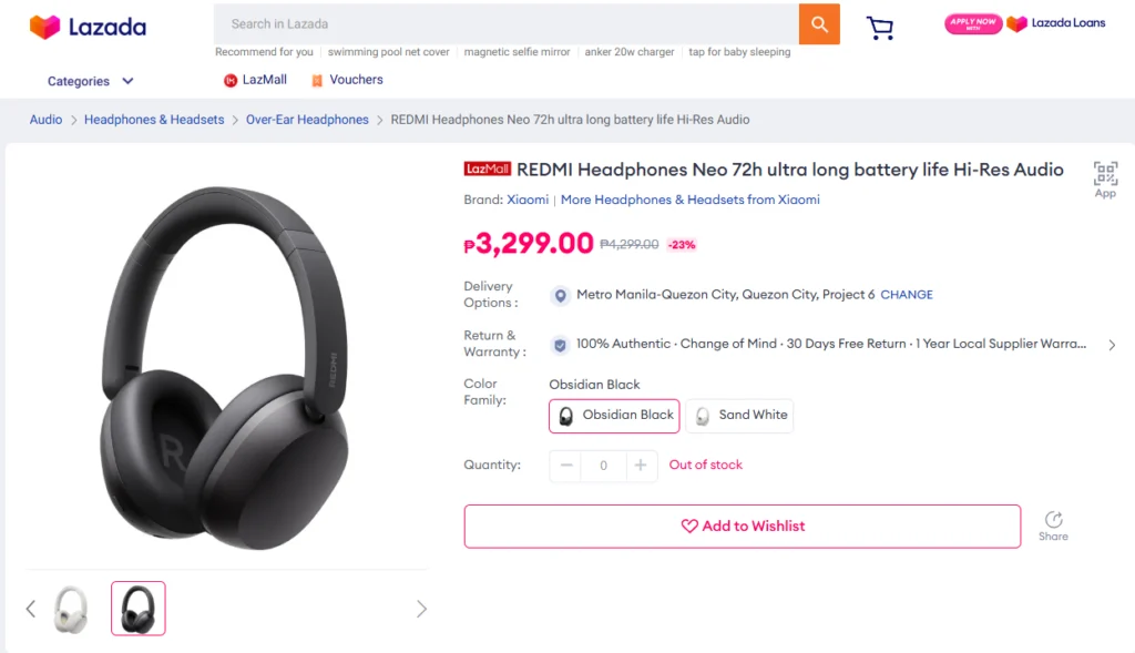 Redmi Headphones Neo 2