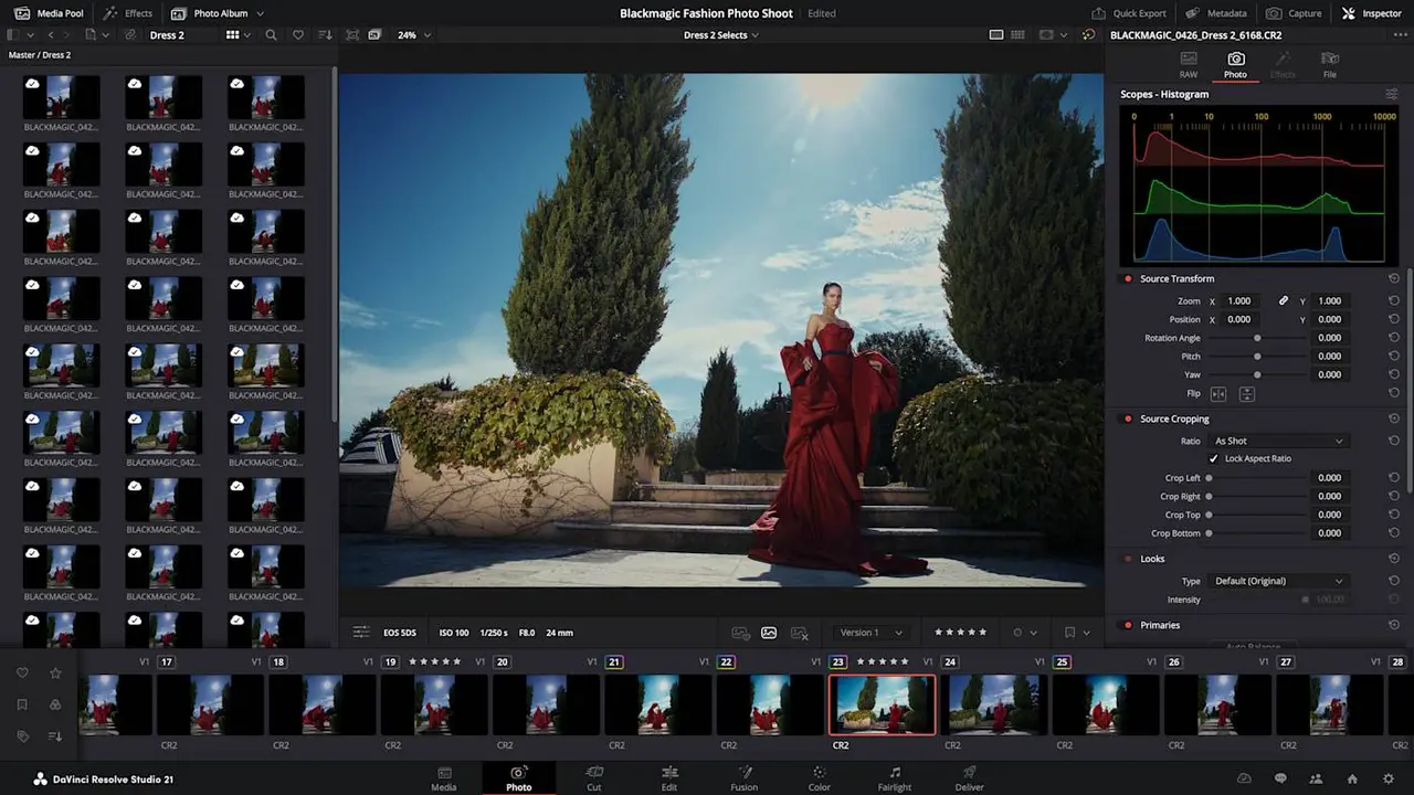 DaVinci Resolve 21 Fotoğraf Düzenleme Özelliğine Kavuşuyor 2 DaVinci Resolve 21