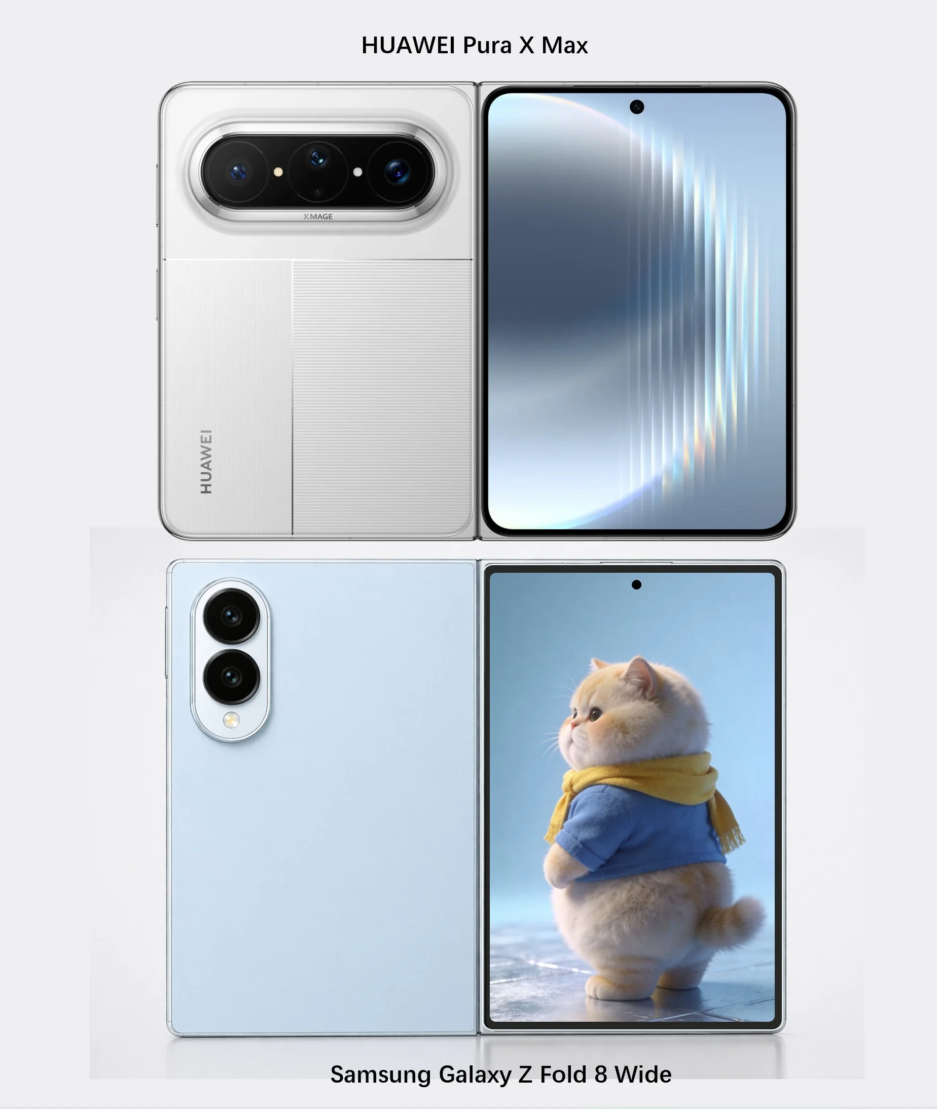 Samsung, Galaxy Z Fold8 Wide, katlanabilir telefon, Huawei Pura X Max, akıllı telefon