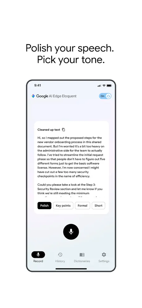 Google, AI Edge Eloquent, iOS, yapay zeka, dikte uygulaması, sesli not, çevrimdışı uygulama