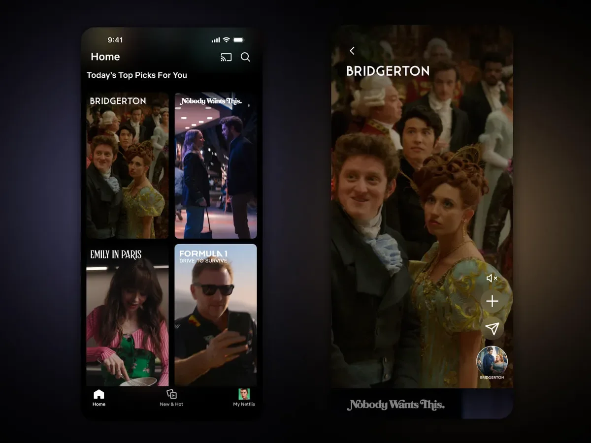Netflix, iPhone uygulaması, dikey video, Reed Hastings, Netflix Playground
