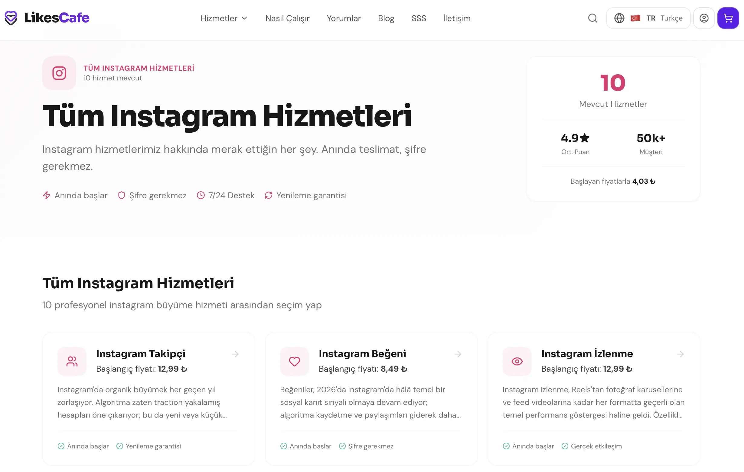 Instagram Takipçi Sayısı