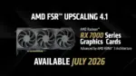 AMD, FSR 4.1, Radeon RX 7000, Radeon RX 6000, Ekran Kartı