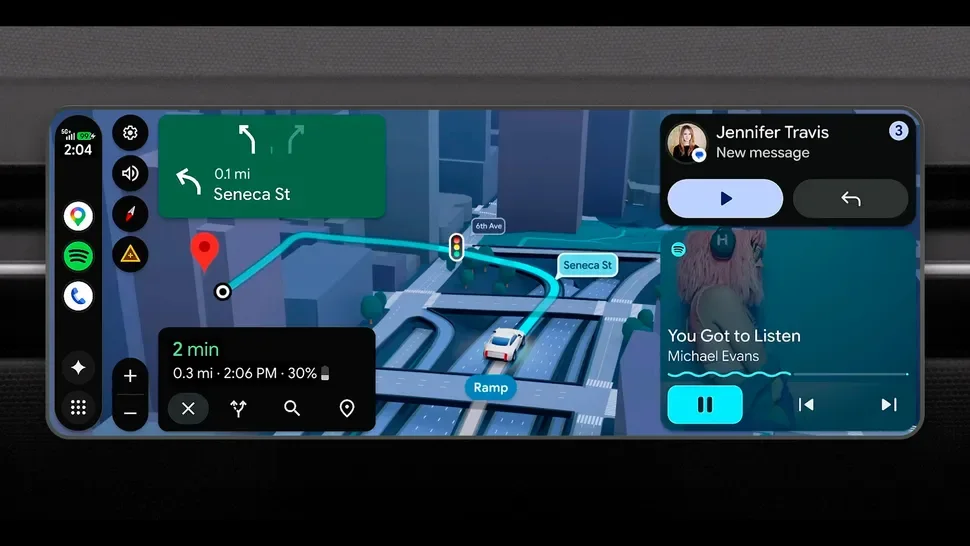 Android Auto, Google, Gemini, Google Haritalar, Dolby Atmos