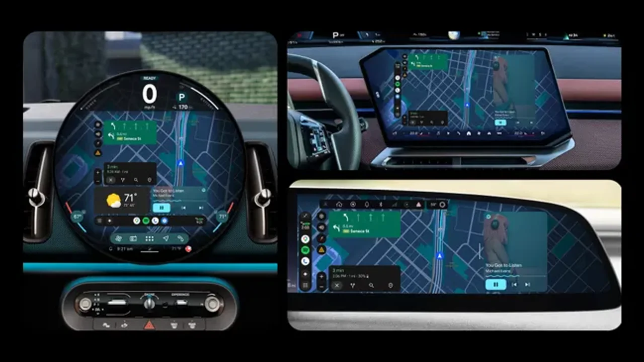 Android Auto, Google, Gemini, Google Haritalar, Dolby Atmos