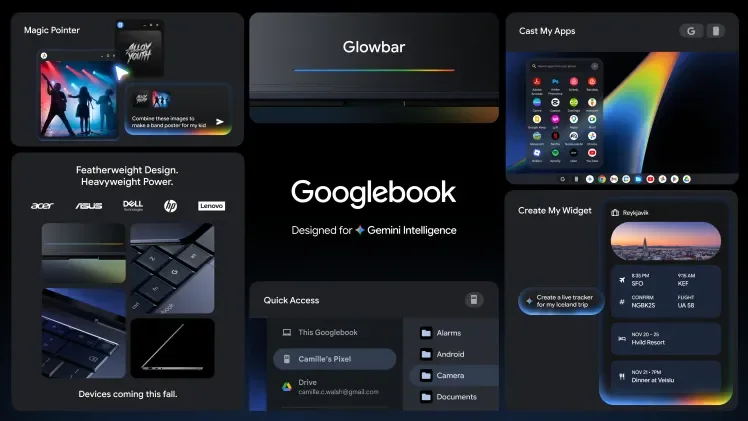 Googlebook, Google, dizüstü bilgisayar, Android, ChromeOS