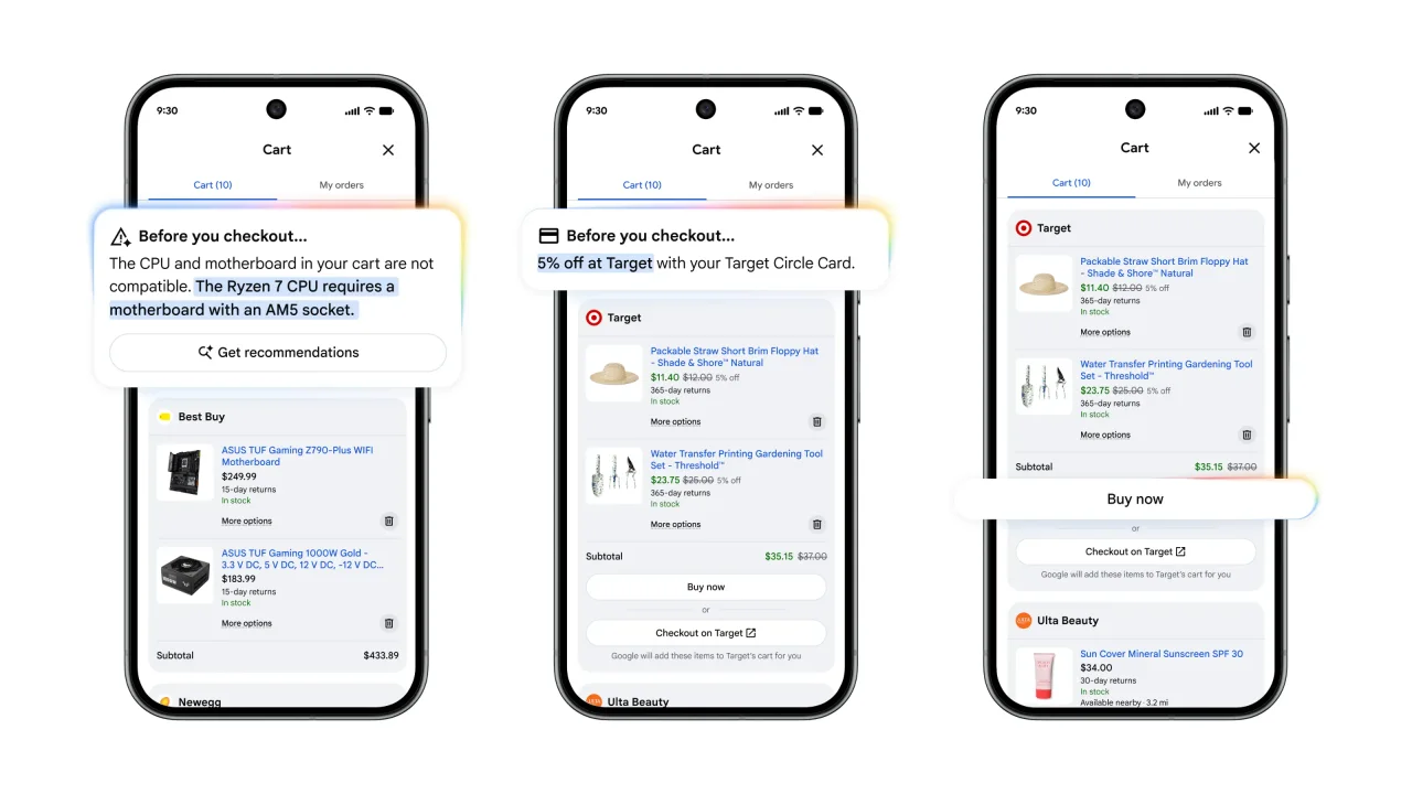 Google’dan Yeni Alışveriş Asistanı Universal Cart