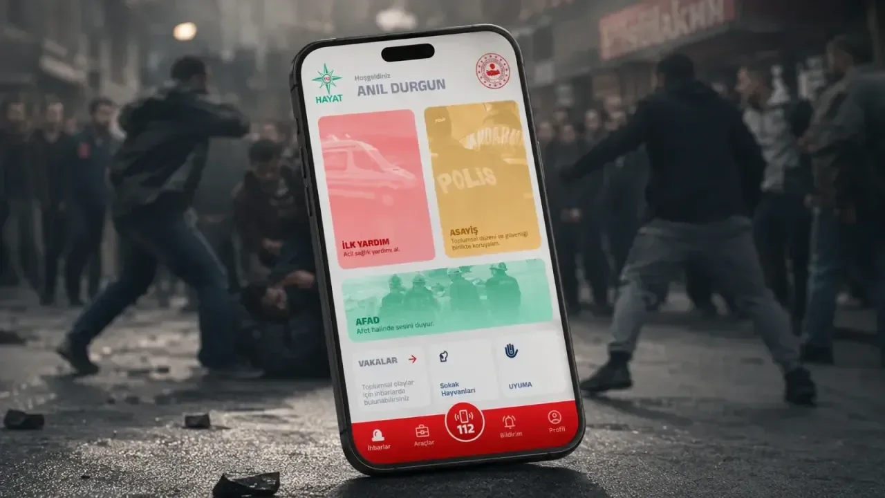 HAYAT 112 Acil, acil durum, mobil uygulama, App Store, Play Store