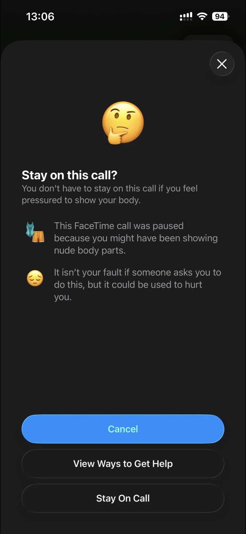 iOS 26, FaceTime, Hassas İçerik Uyarısı, Apple, iPhone