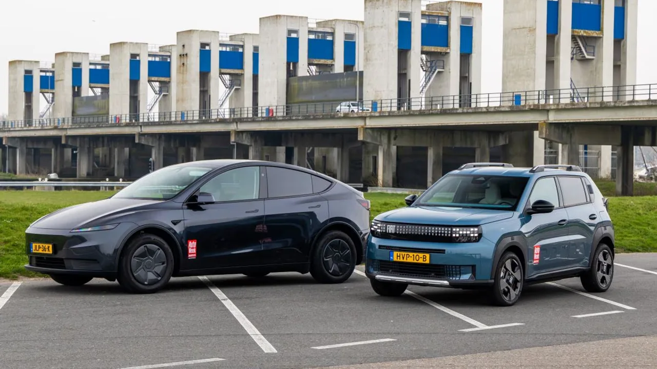 Tesla Model Y, Fiat Grande Panda E, elektrikli araç, menzil testi, enerji tüketimi
