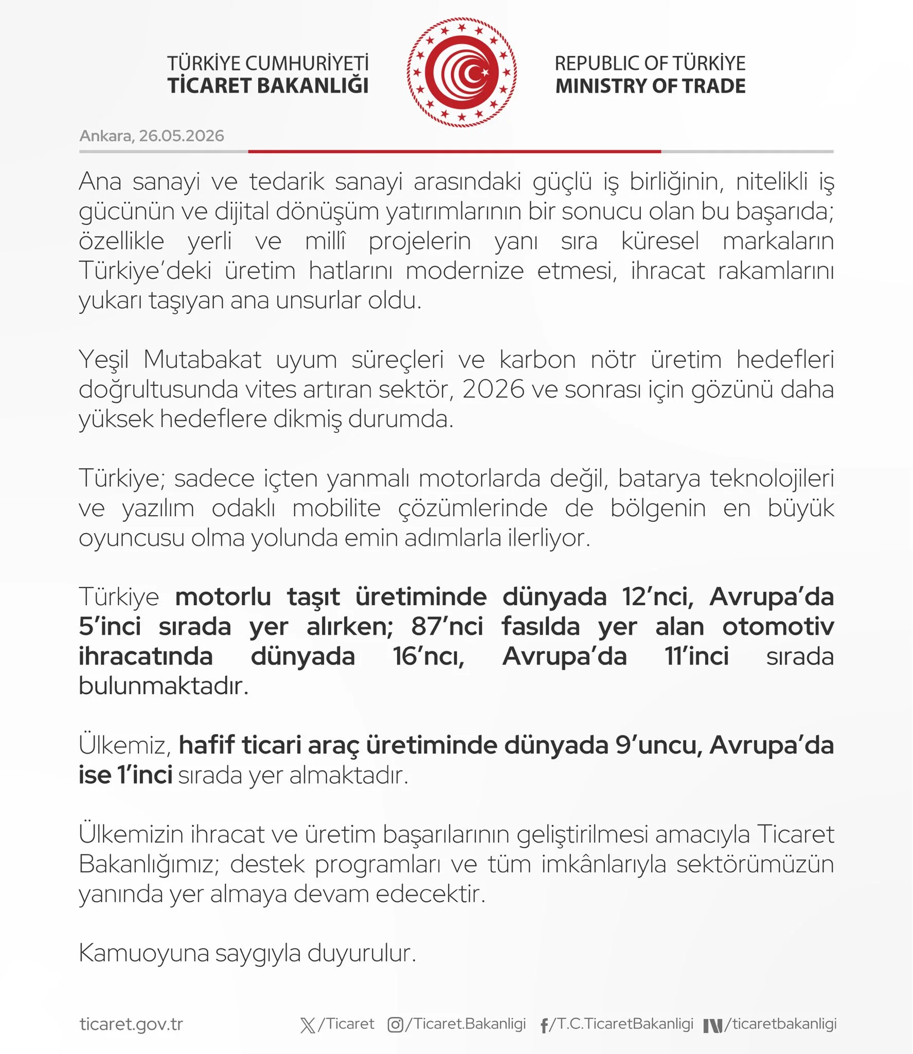 ticaret-bakanligindan-otomotiv-sektorune-tam-destek featured image