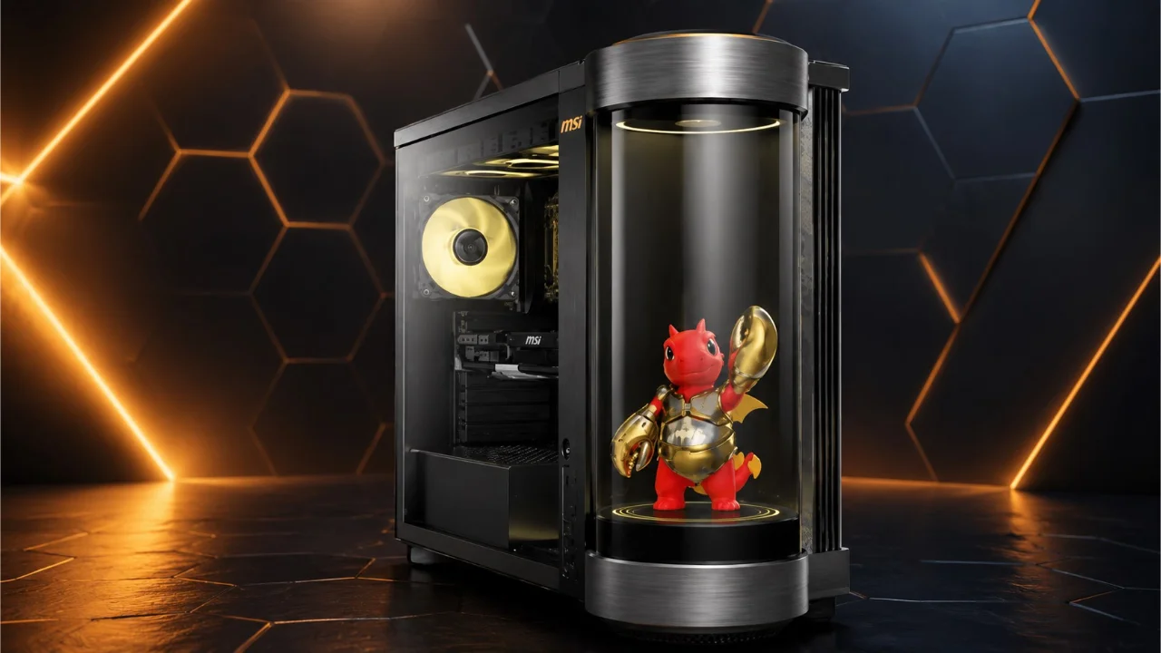 Kasanın İçinde Yaşayan Yapay Zeka: MSI Holografik Ejderhalı MEG Vision X2 AI Plus Bilgisayarını Tanıttı
