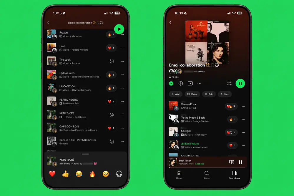 Spotify Ortak Çalma Listesi Özelliğini Emojiyle Güncelledi 2 Spotify ortak calma listesi