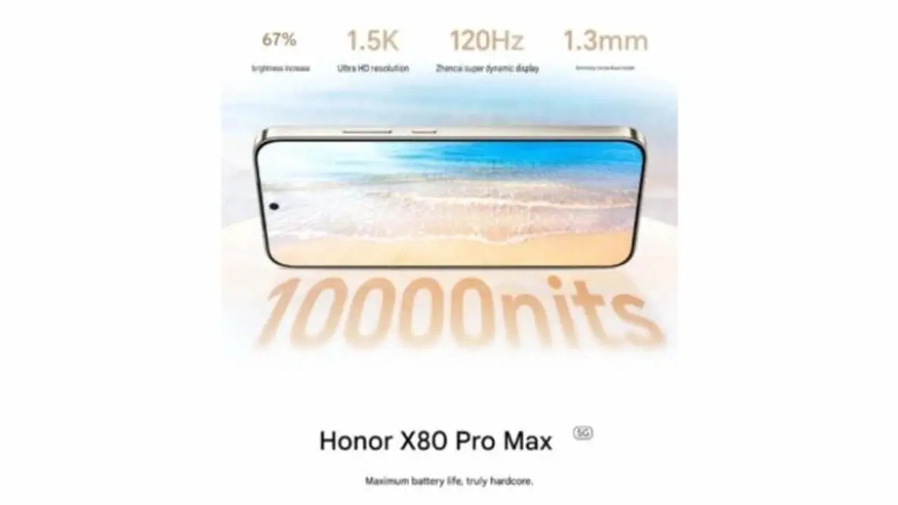 Honor X80 Pro Max 11.000 mAh Batarya ile Geliyor 2 Honor X80 Pro Max