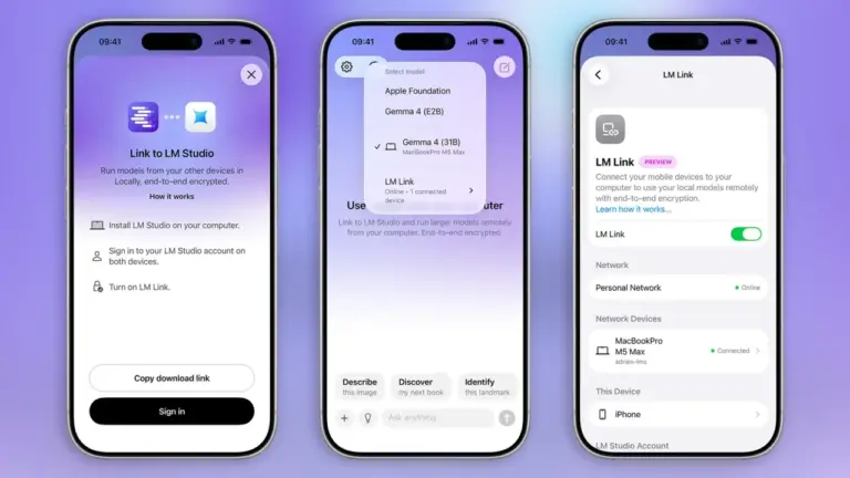 LM Studio, LM Link, Mac, iPhone, Yapay Zeka