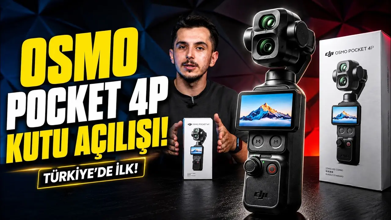Merakla Beklenen Çift Kameralı DJI Pocket 4P İlk Bakış