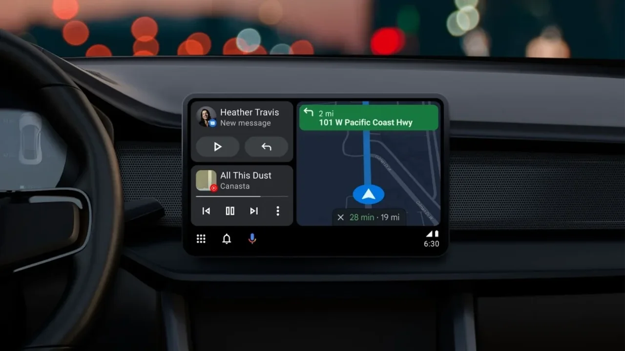 Android Auto Medya Oynatıcısı Yenileniyor 1 Android Auto, Google, medya oynatıcı, arayüz tasarımı, otomobil teknolojileri