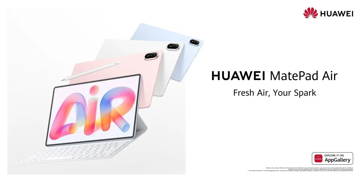 Yeni Huawei MatePad Air ve Huawei FreeClip 2 S Tanıtıldı