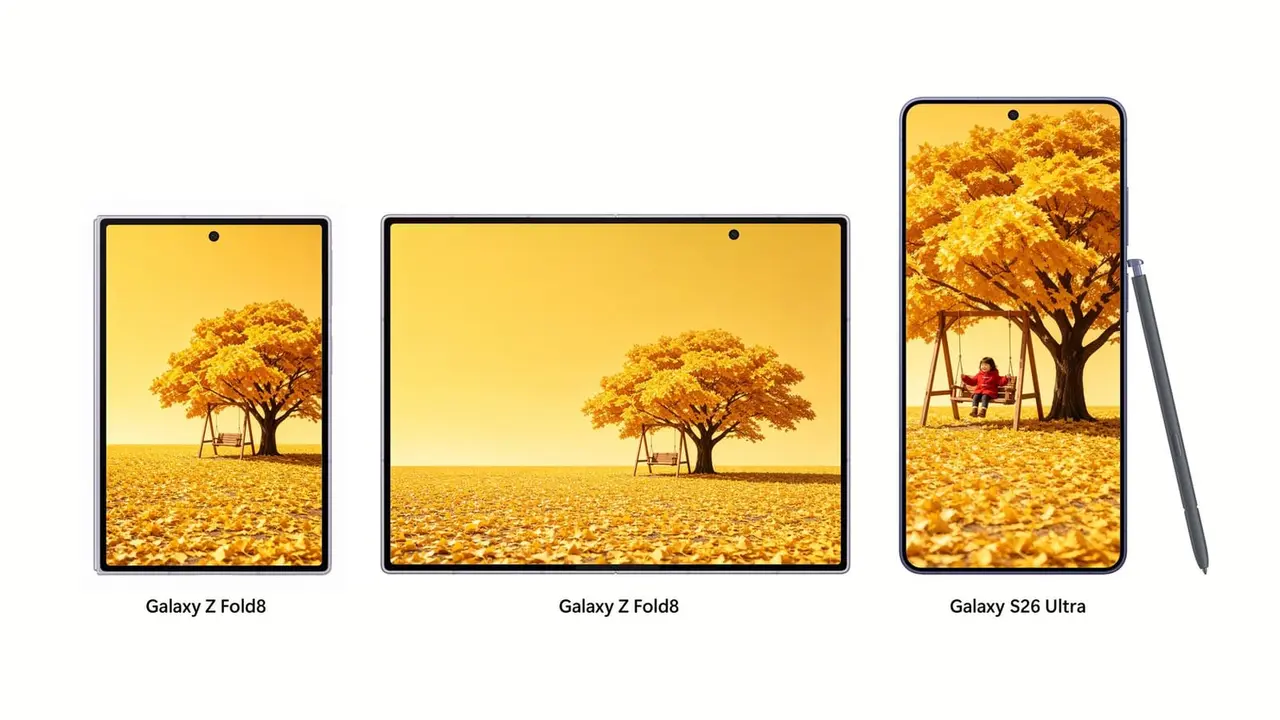 Samsung Galaxy Z Fold 8 Galaxy S26 Ultra ile Kıyaslandı