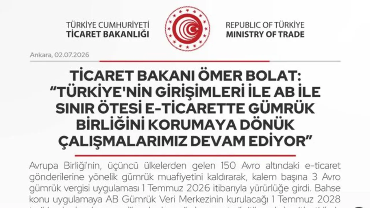 Ticaret Bakanlığı AB'nin 3 Avro Gümrük Vergisinde Uzlaşı Sağladı 2 ticaret bakanligi ab nin 3 avro gumruk vergisinde uzlasi sagladi
