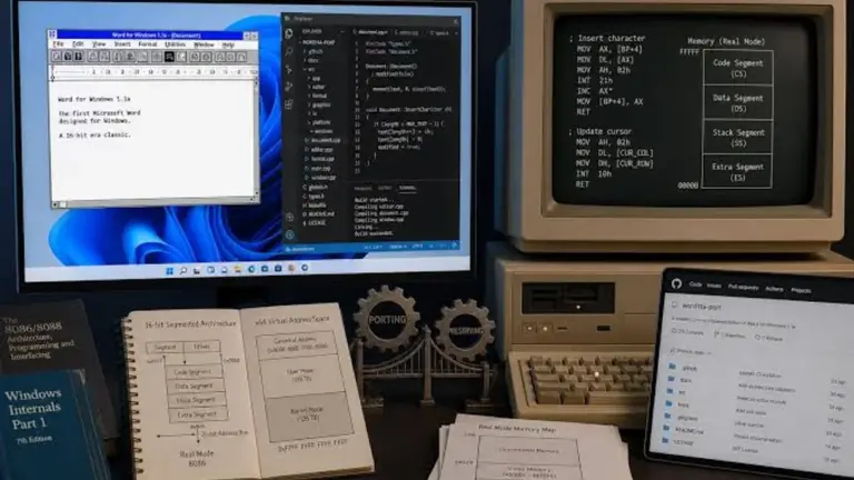 Microsoft Word, Windows 11, Justin Marshall, yazılım, nostalji