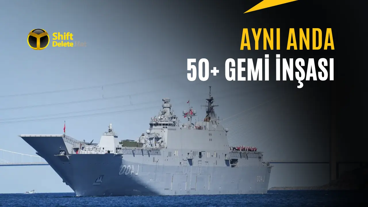 Türkiye Aynı Anda 50’den Fazla Savaş Gemisi İnşa Ediyor