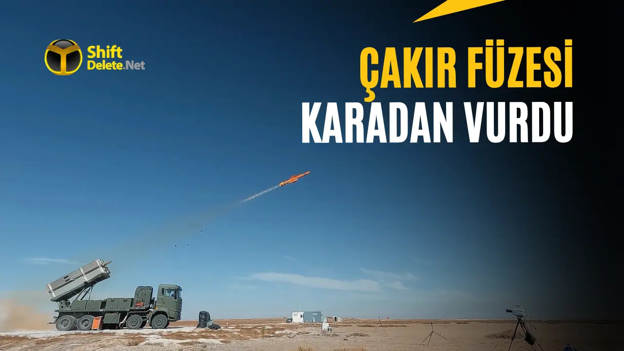 ÇAKIR Füzesi Karadan da Hedefi Tam İsabet Vurdu