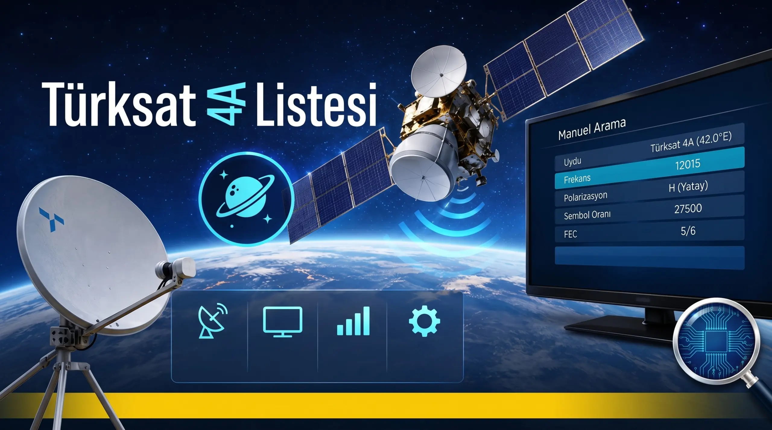 Türksat Frekans Listesi 2026 – Tüm Frekanslar