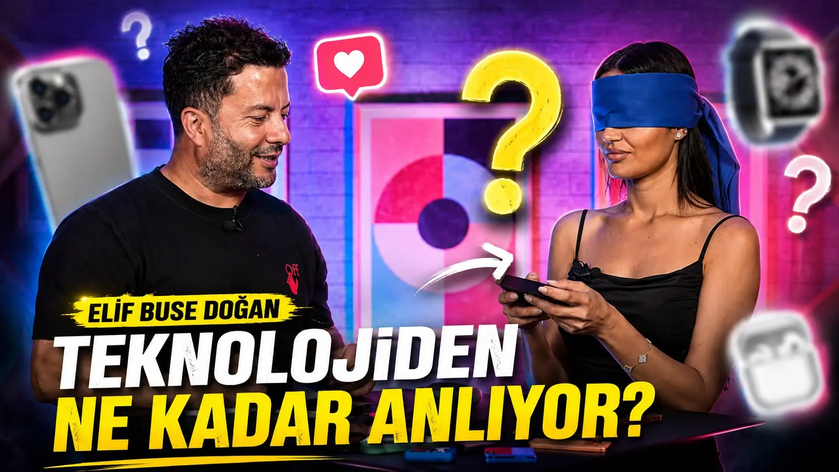 Elif Buse Doğan Gözü Kapalı Teknolojik Cihazları Tahmin Etti!