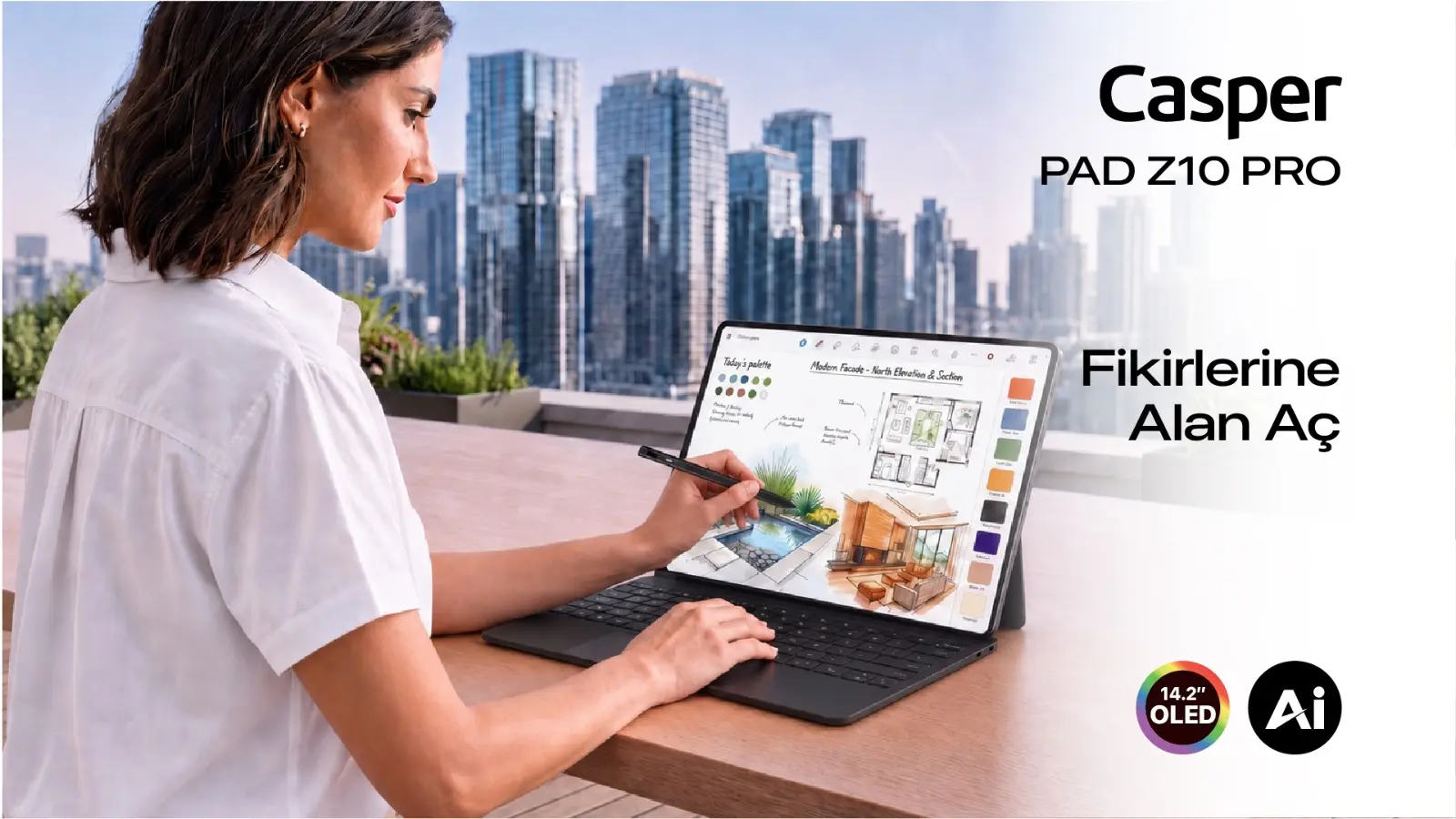 Casper PAD Z10 Pro Duyuruldu – Laptop Gibi Tablet
