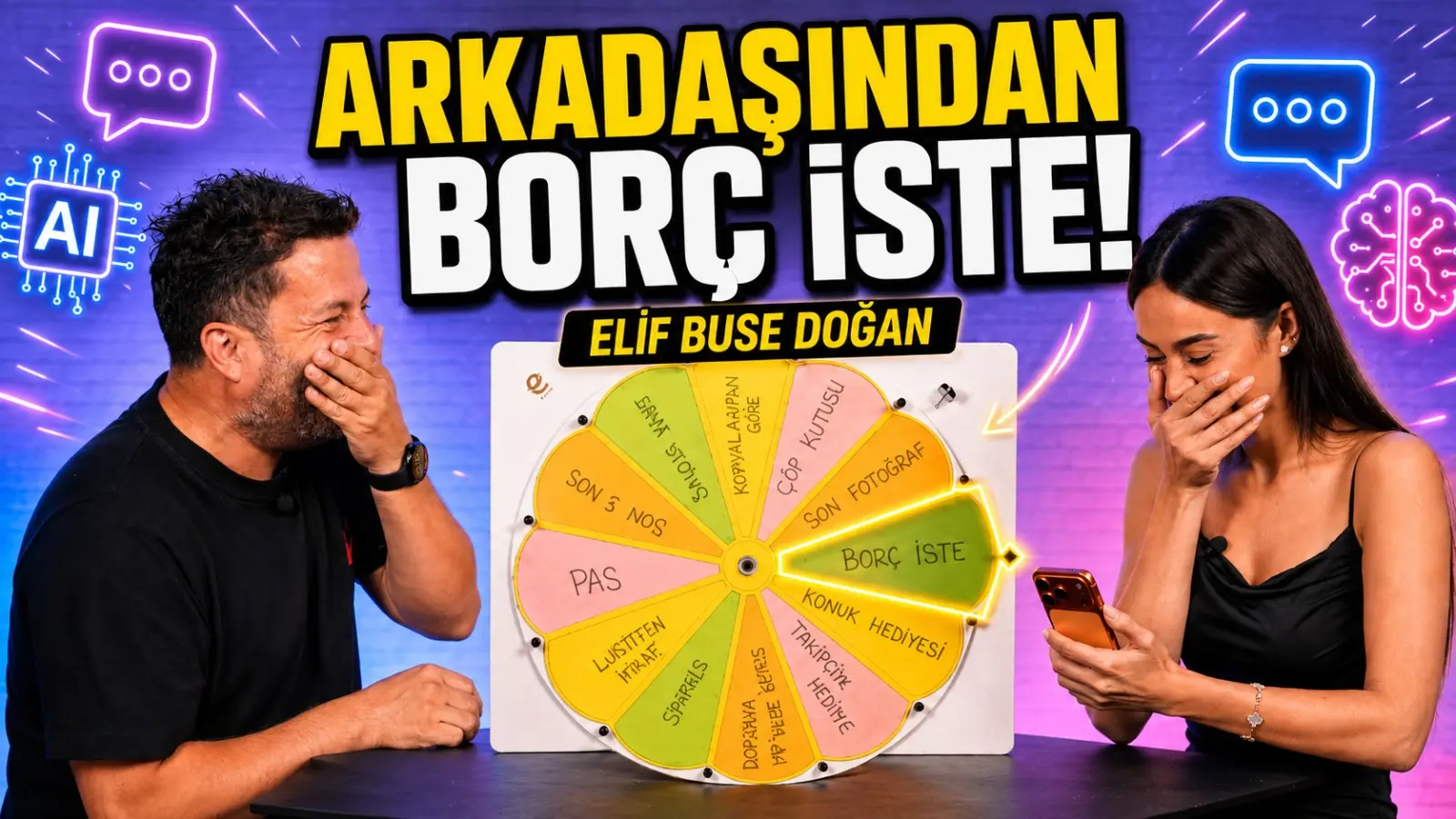 Elif Buse Doğan ile Çarkı Çevirdik! – Borç İsteme Şakası ve Teknoloji İtirafları