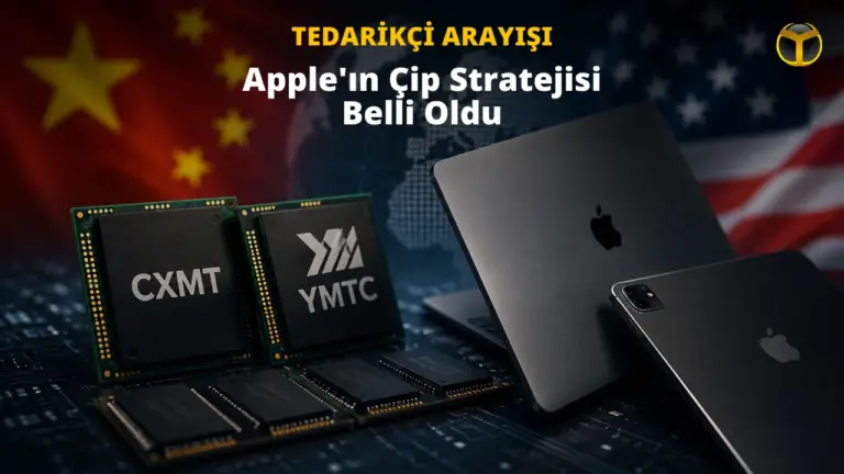 Apple'ın Çinli Çip Üreticileriyle Görüşmeleri Sürüyor — Apple Çinli çip üreticileri, CXMT DRAM üretimi, YMTC NAND modülleri, Apple tedarik zinciri, ABD Çin teknoloji ilişkileri