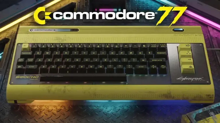 Commodore 77: Cyberpunk 2077 Temalı Yeni Özel Sürüm Duyuruldu — Commodore 77 Cyberpunk 2077, Commodore 77 ön sipariş, Commodore 64 Ultimate nedir, Cyberpunk 2077 temalı bilgisayar, Commodore 77 çıkış tarihi