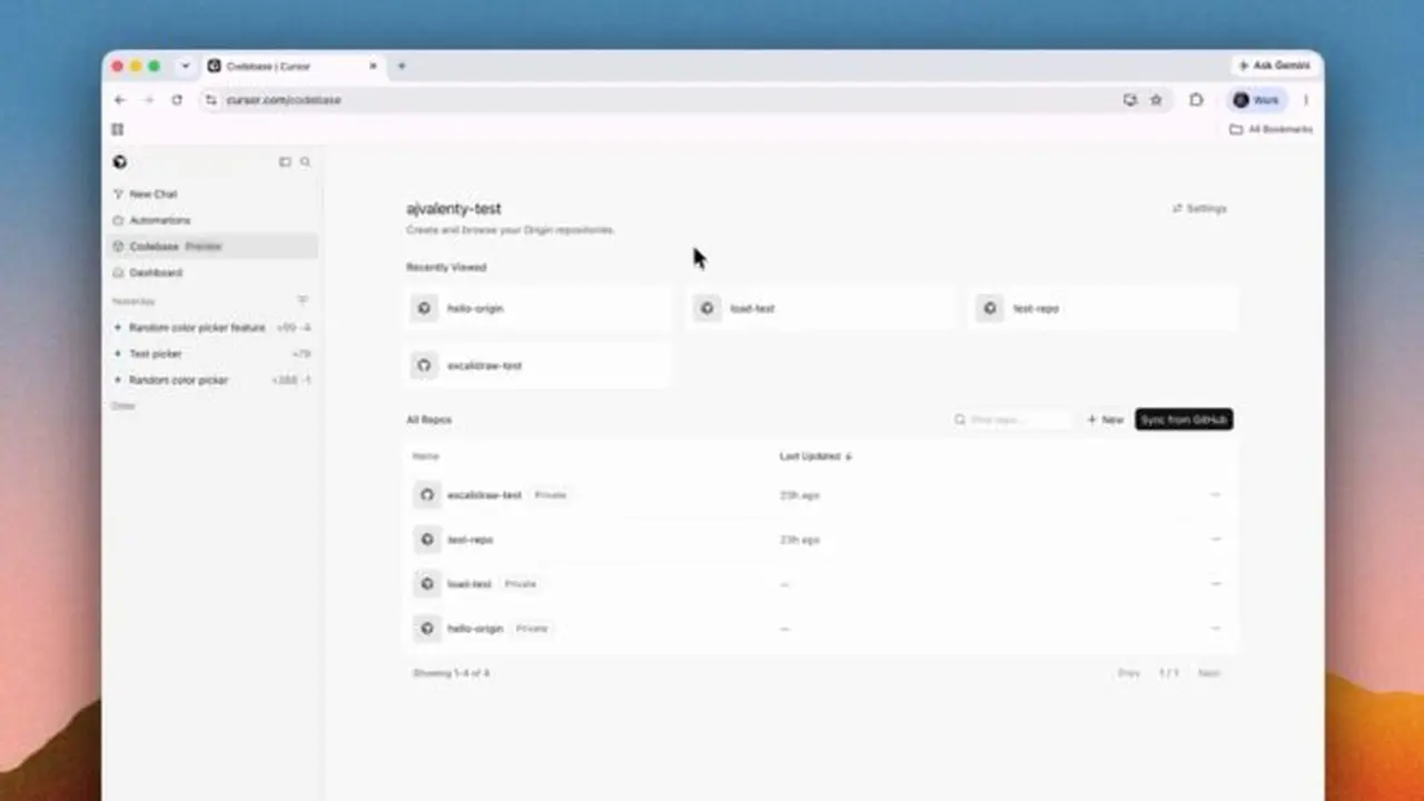 Cursor Yeni Platformu Origin ile GitHub’a Rakip Oldu