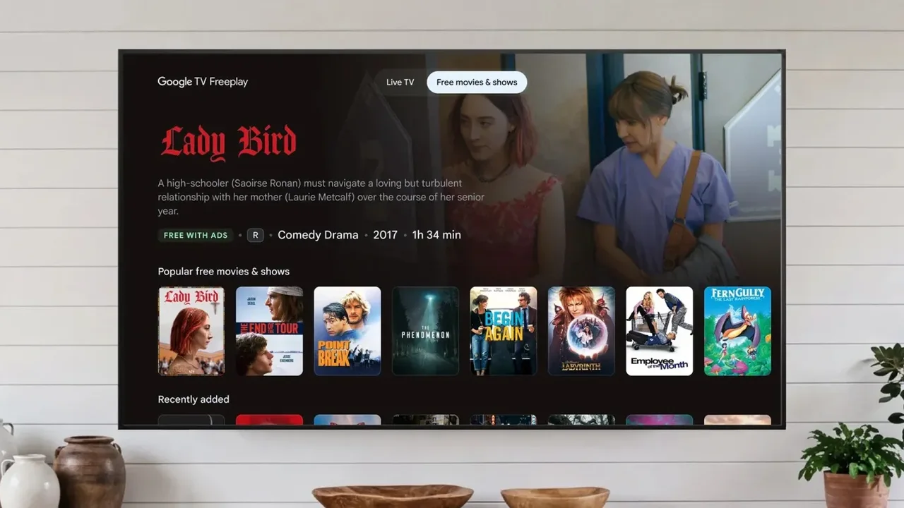 Google TV’de 10.000’den Fazla Ücretsiz İçerik Dönemi