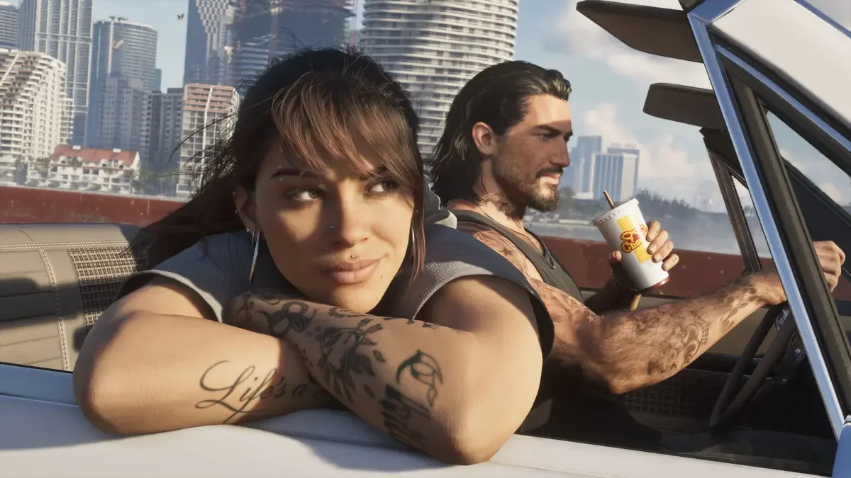 GTA 6 için Yeni Resmî Görseller Paylaşıldı — GTA 6 yeni ekran görüntüleri, Jason ve Lucia karakterleri, Rockstar Games GTA 6, GTA 6 çıkış tarihi, GTA 6 resmî görseller