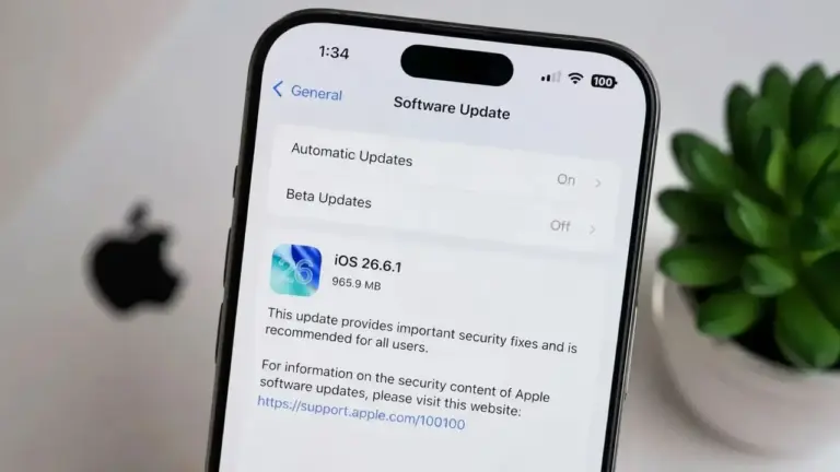 Apple, iOS 26.6.1, iPhone, yazılım güncellemesi, güvenlik