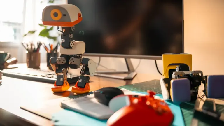 Oyun Arkadaşı MicroDuck Robot Satış Rekorları Kırıyor — MicroDuck robotu, Pollen Robotics robot, ev tipi robot arkadaş, pekiştirme öğrenme robotu, Hugging Face robotik